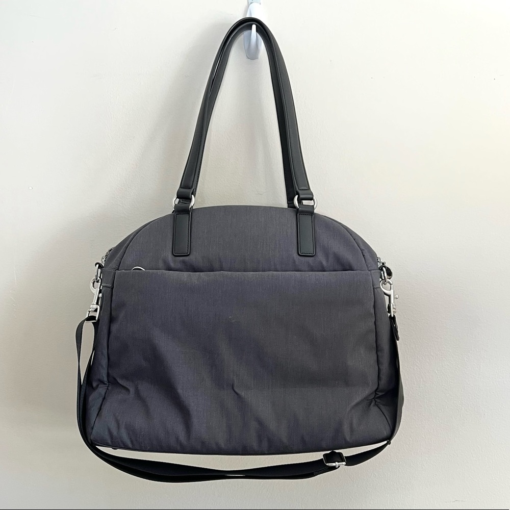 Lo & Sons OG Heather Slate and Black O.G. Overnight Bag